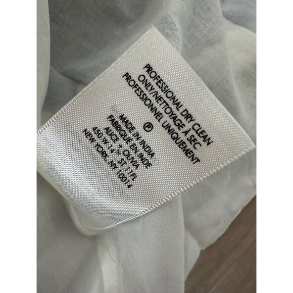 Alice + Olivia Rosalyn Maxi Dress Size 6 Blue White Boho - Picture 11 of 11